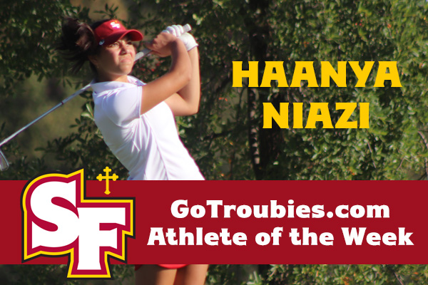 Golf&rsquo;s Haanya Niazi Named GoTroubies.com Athlete of the Week