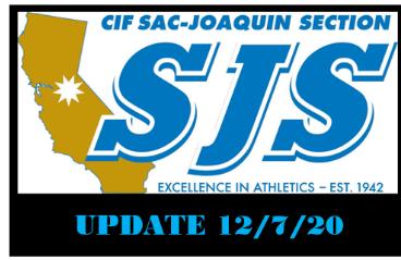 Updated information after Sac-Joaquin Section Meeting 12/7/20