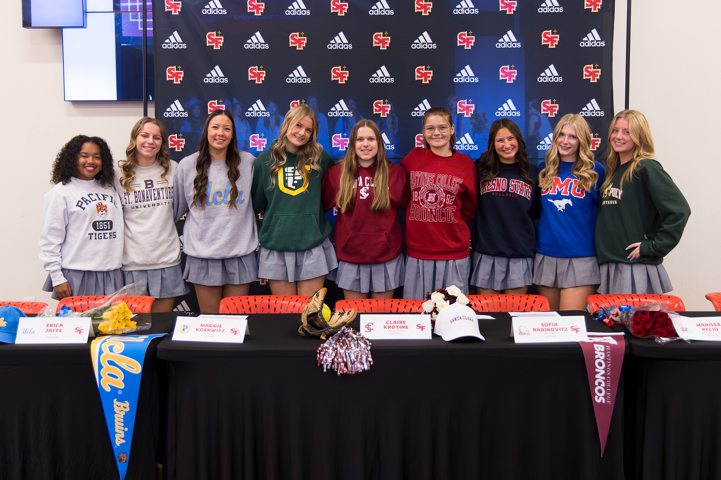 St. Francis celebrates nine future collegiate athletes