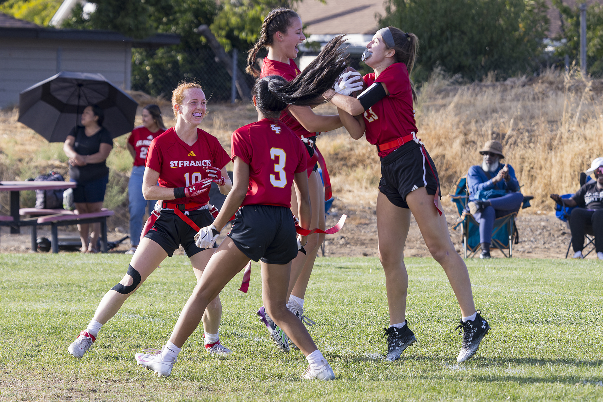 Trojans explode in second half to beat Troubies in SFL flag showdown