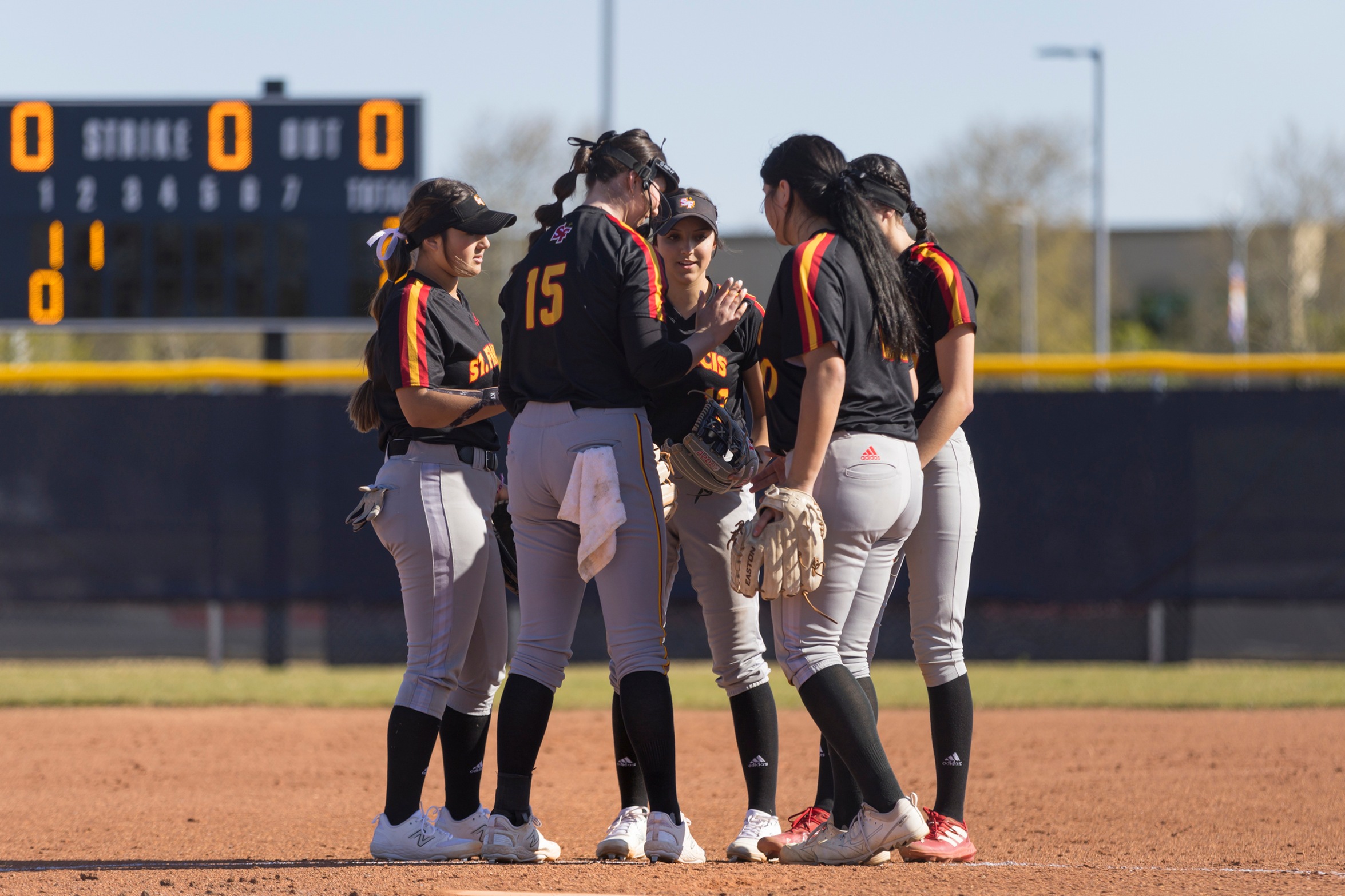 Softball drops road doubleheader at PG
