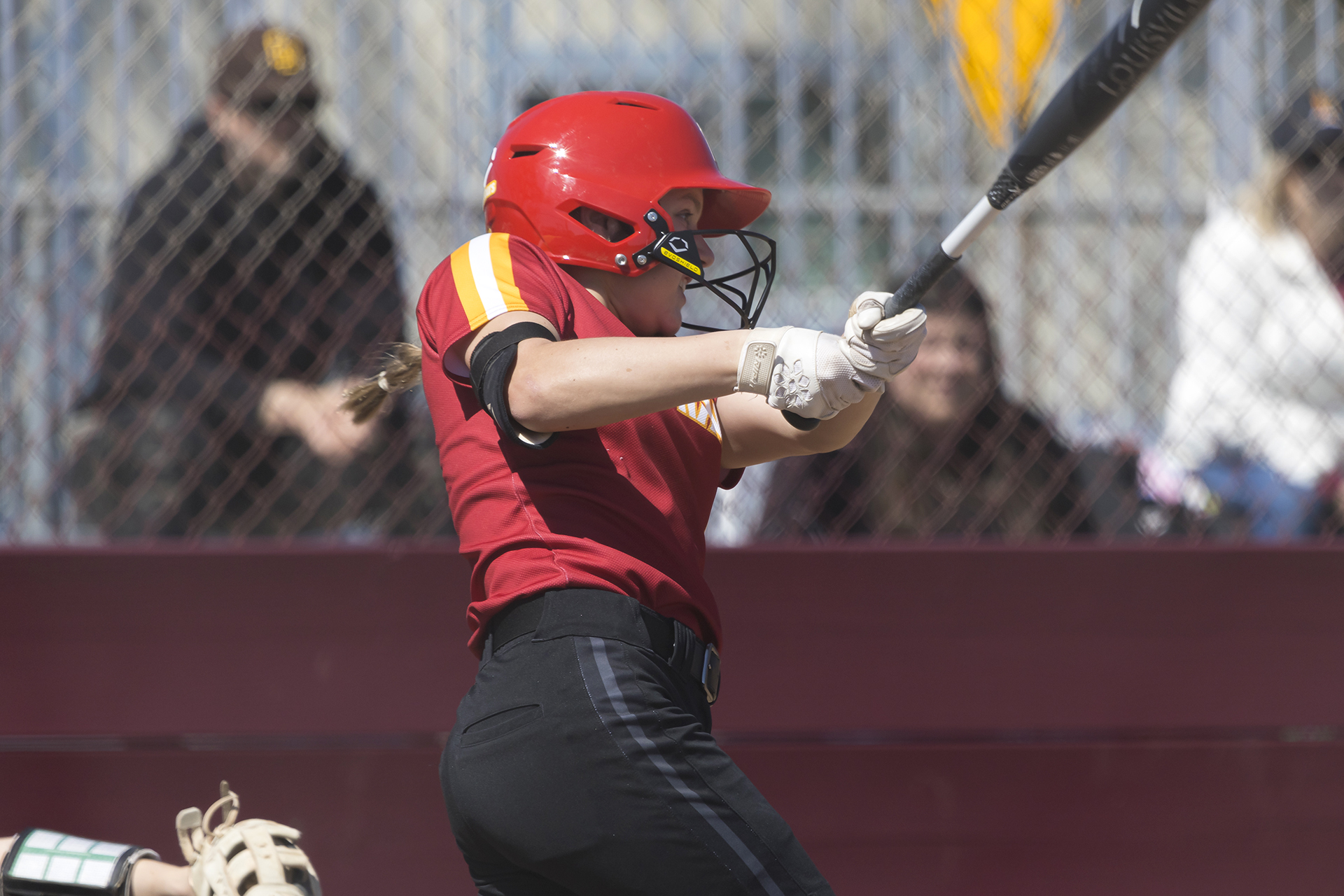 Troubies hit four triples to close Day 1 at Leadoff Classic