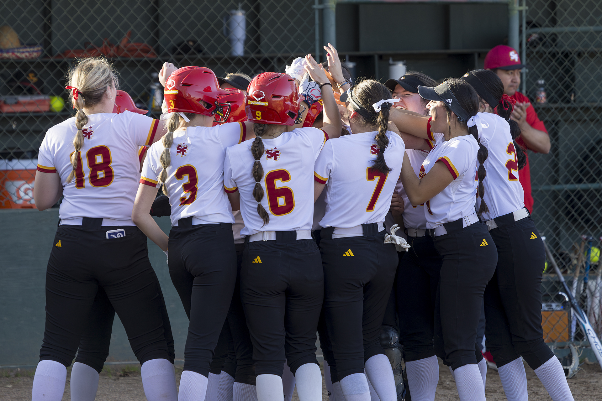 Troubies sweep Tigers in softball home opener