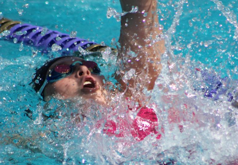 Senior Swimmer Fugit Returns to Pool at Section Trials