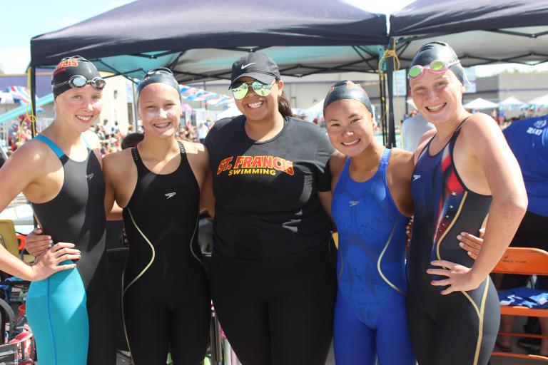 Swimming Showcases Youth at Sections