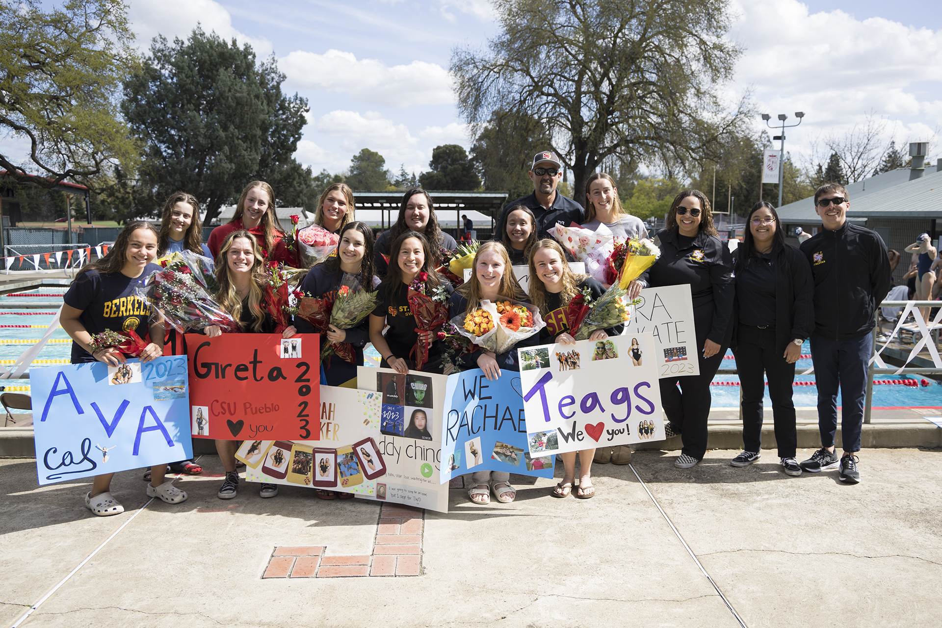 Double-dual wins highlight swimming's Senior Day