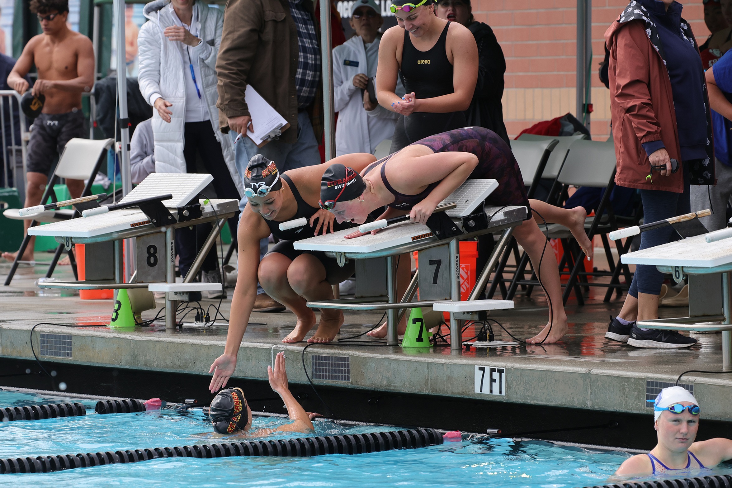 Troubie swim finishes third at SFL championship meet