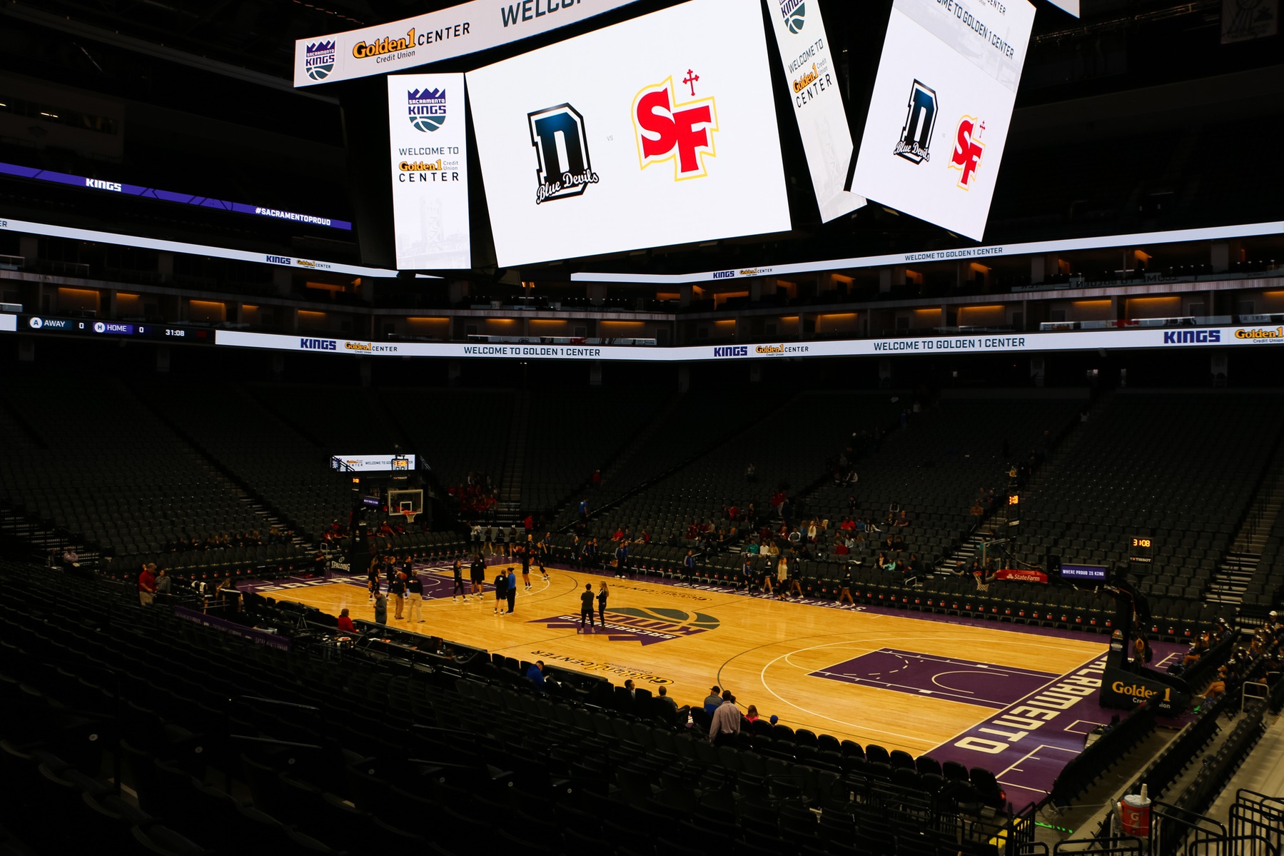 St. Francis Basketball Team to Play Davis at Golden 1 Arena on Feb. 7