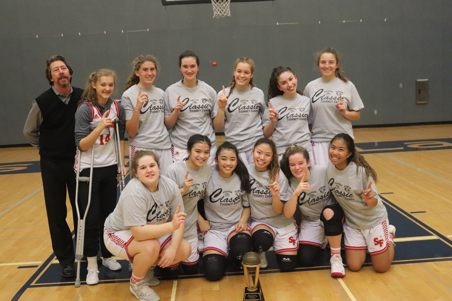 JV Basketball Wins Folsom-Vista Classic; Cloninger Named MVP