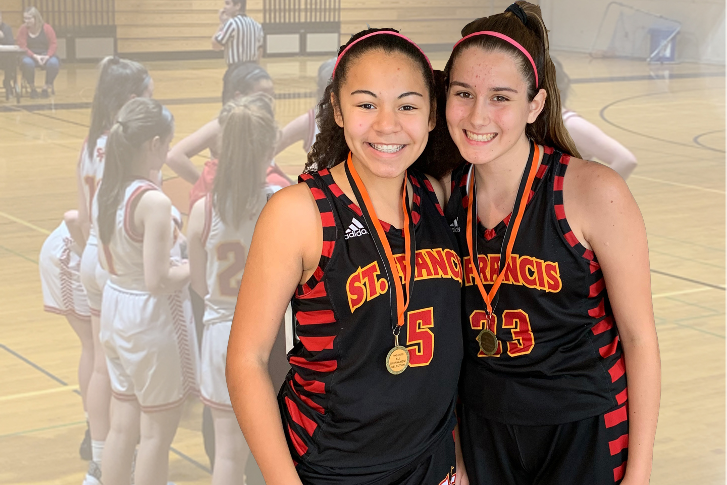 JV Red Basketball Places Third at Lady Pirate