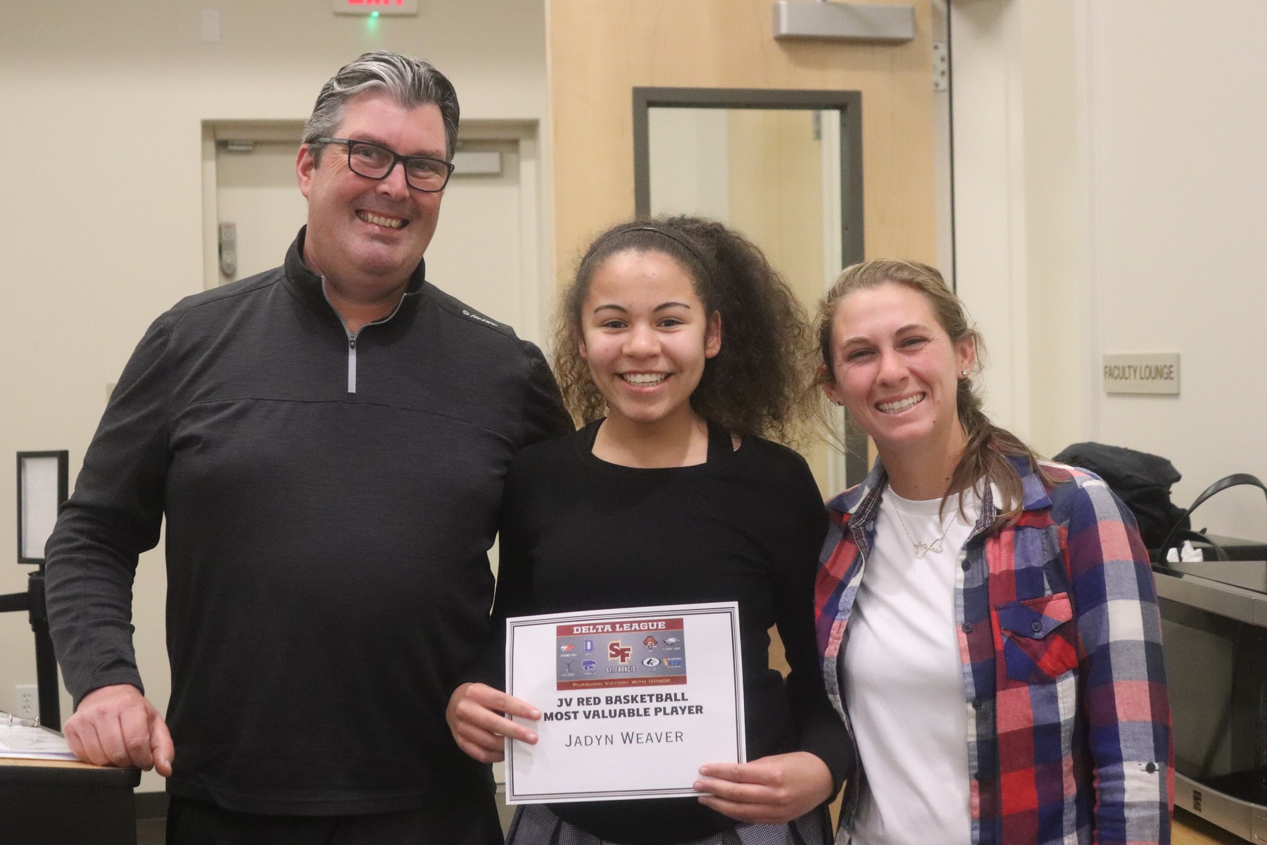 JV Red&rsquo;s Jadyn Weaver Named Most Valuable Player