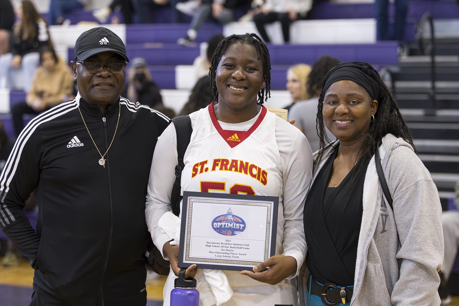 Okoye earns South MOP Award at Optimist All-Stars
