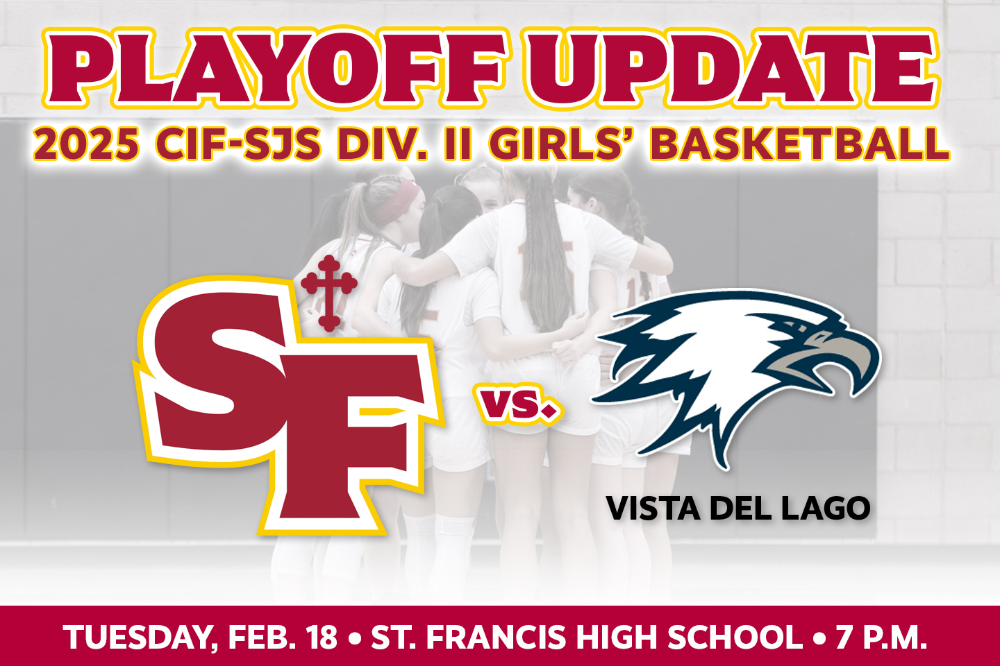 SF to rematch with Vista in SJS hoop playoffs