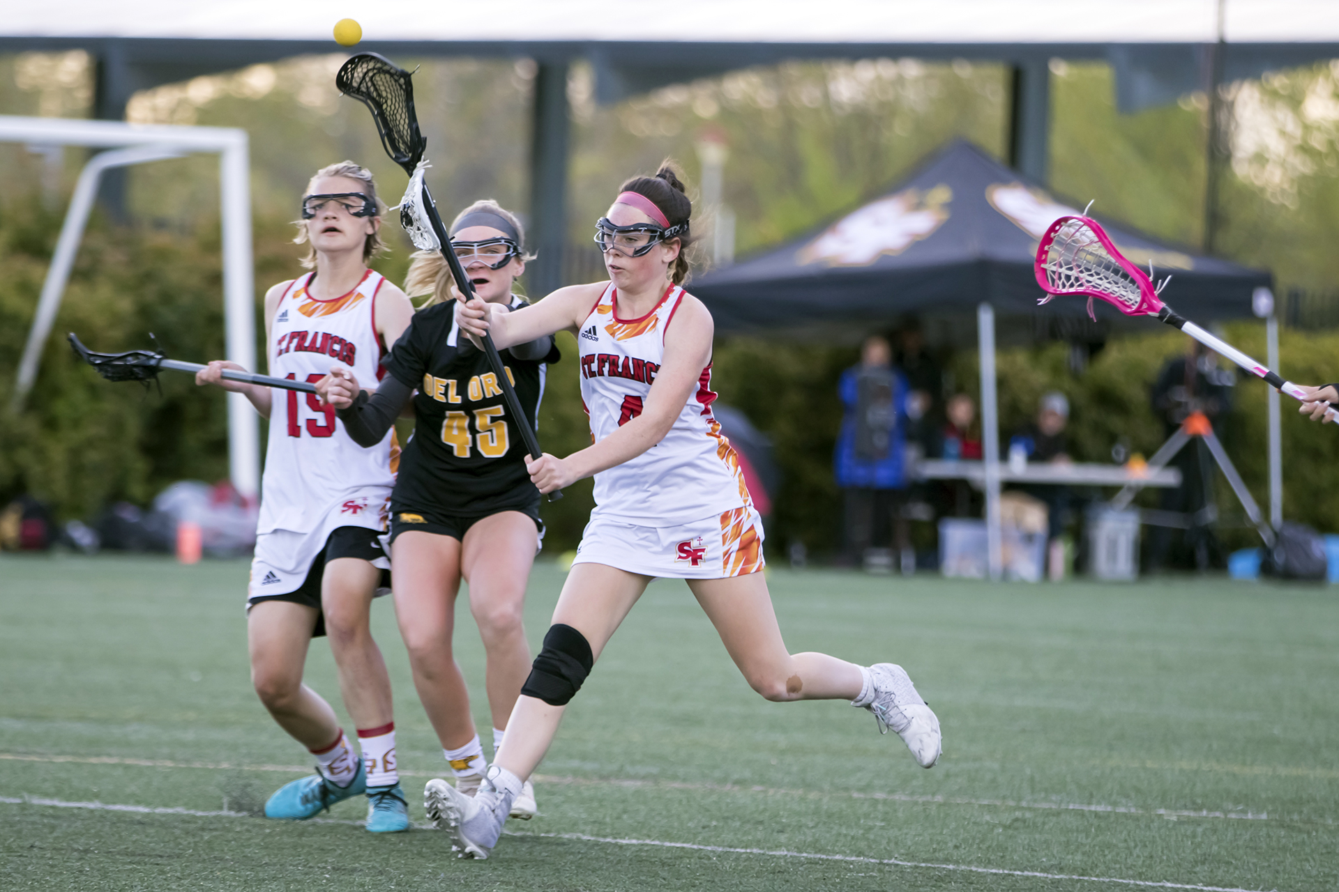 Barger, Hamm each score seven goals in lacrosse sweep