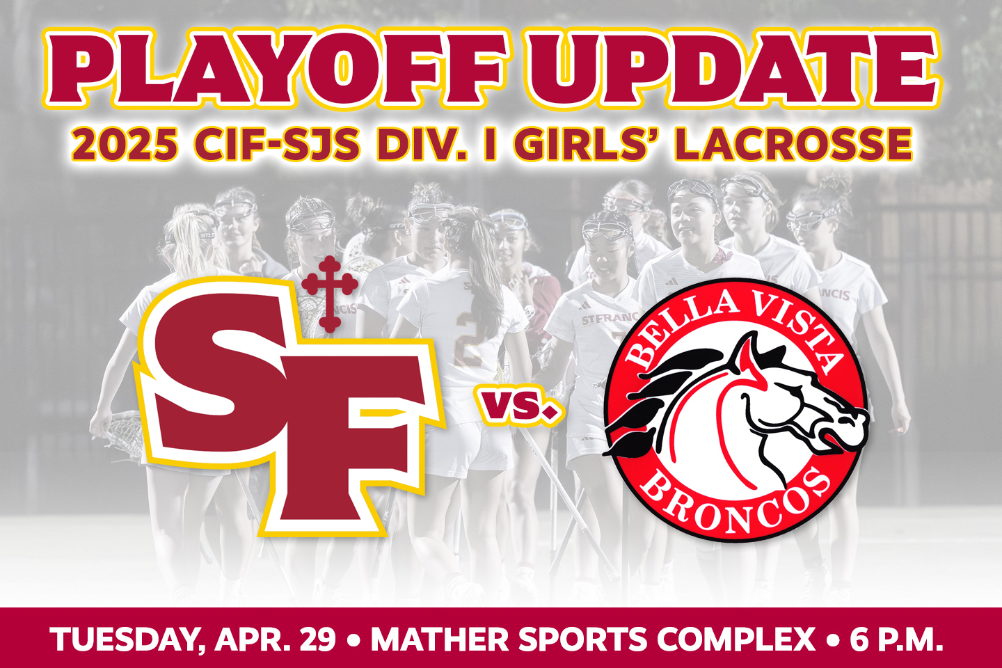 Troubie LAX to host Bella Vista in SJS opener