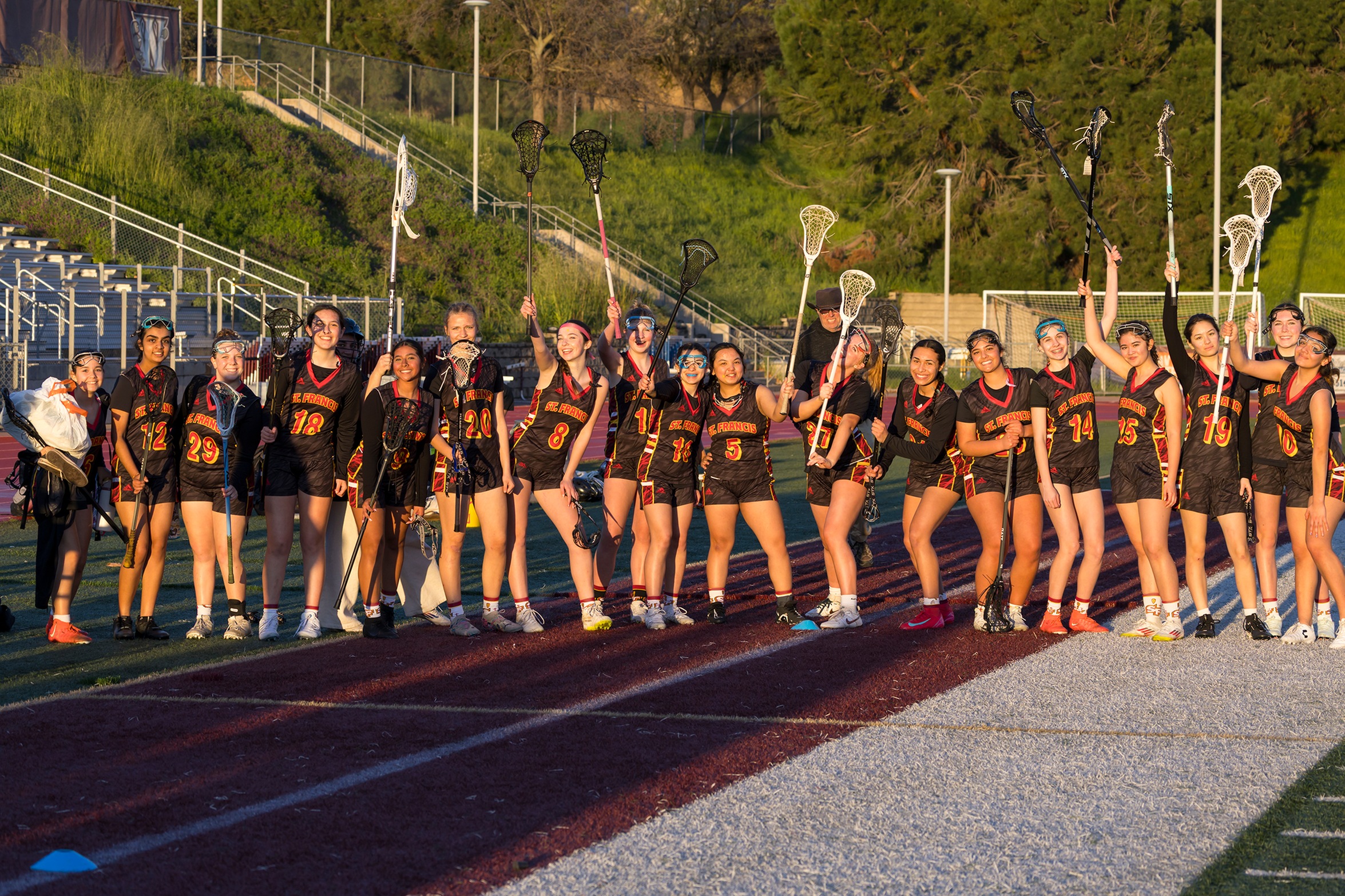 St. Francis LAX sweeps Wildcats by combined 34-1 score
