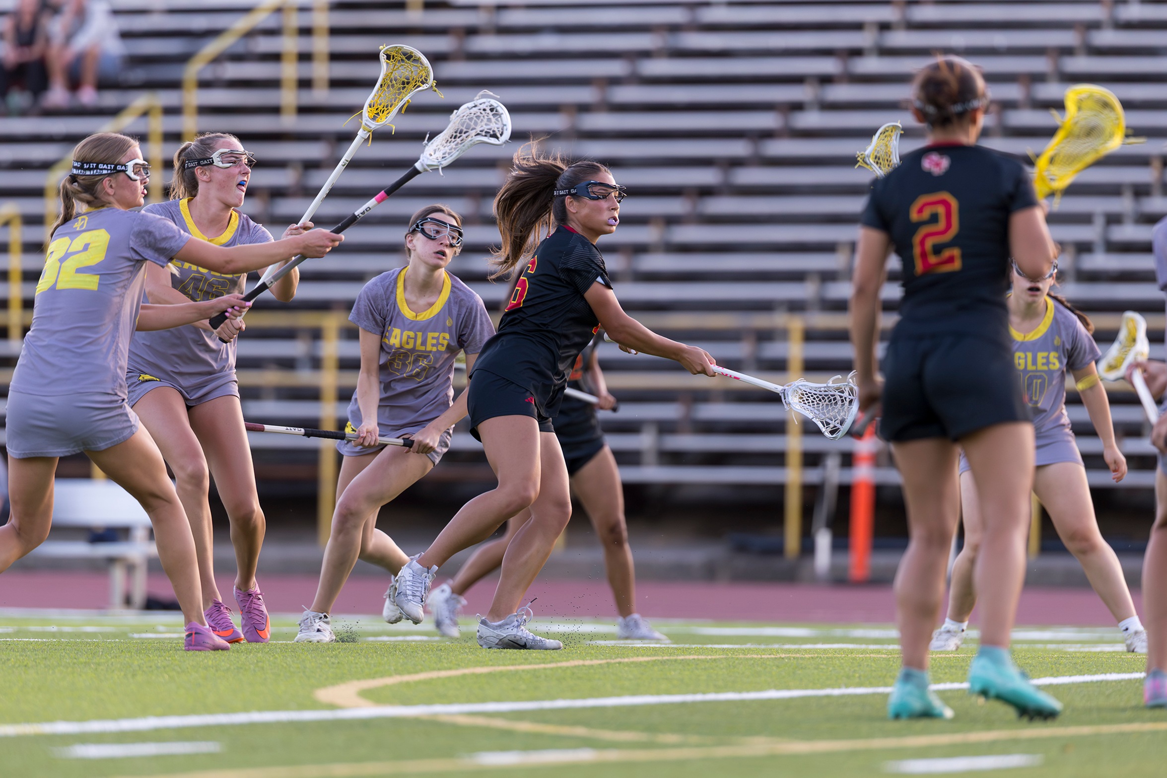 Miles sets school goals record in SJS semifinals