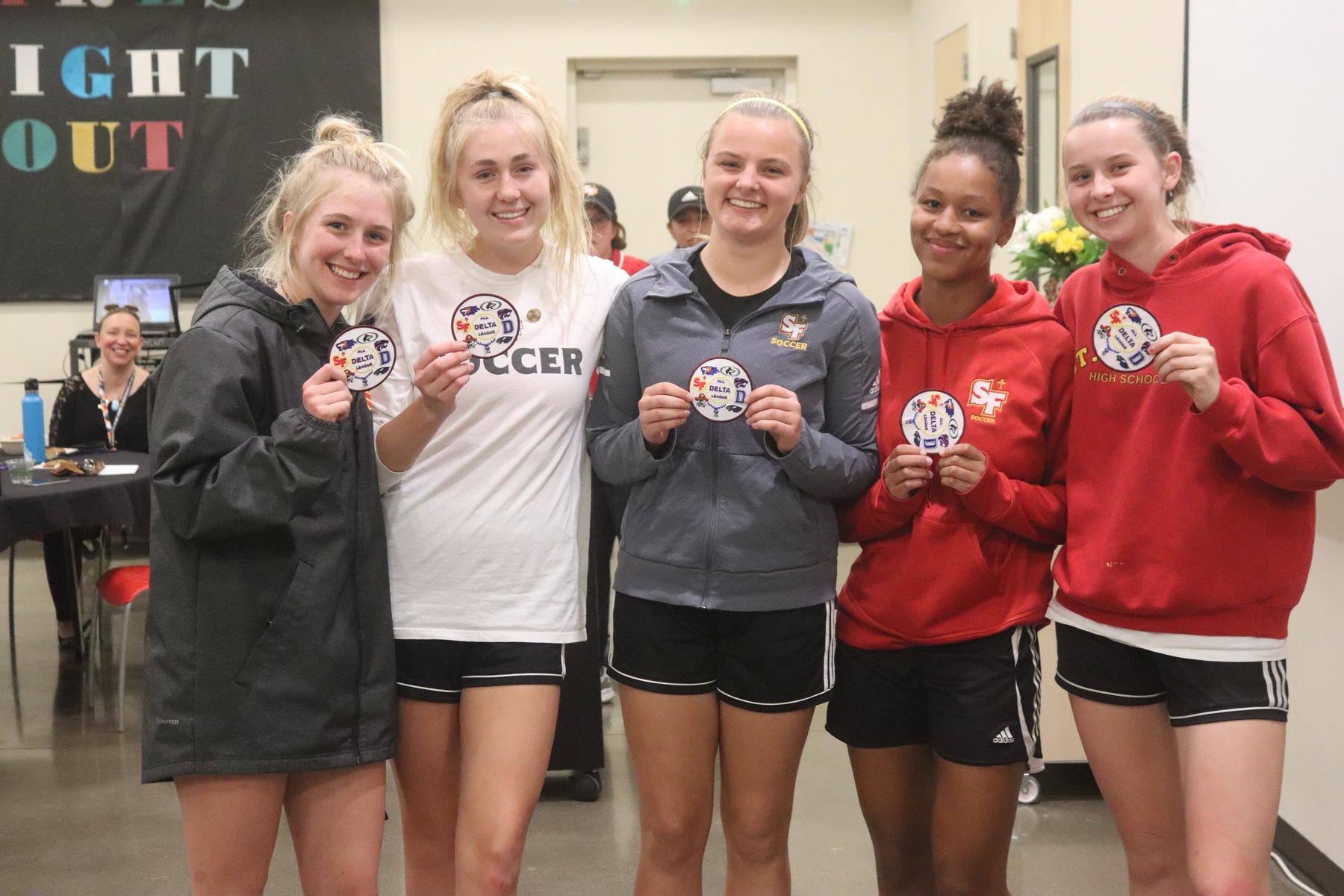 Soccer Garners Seven Delta League Selections