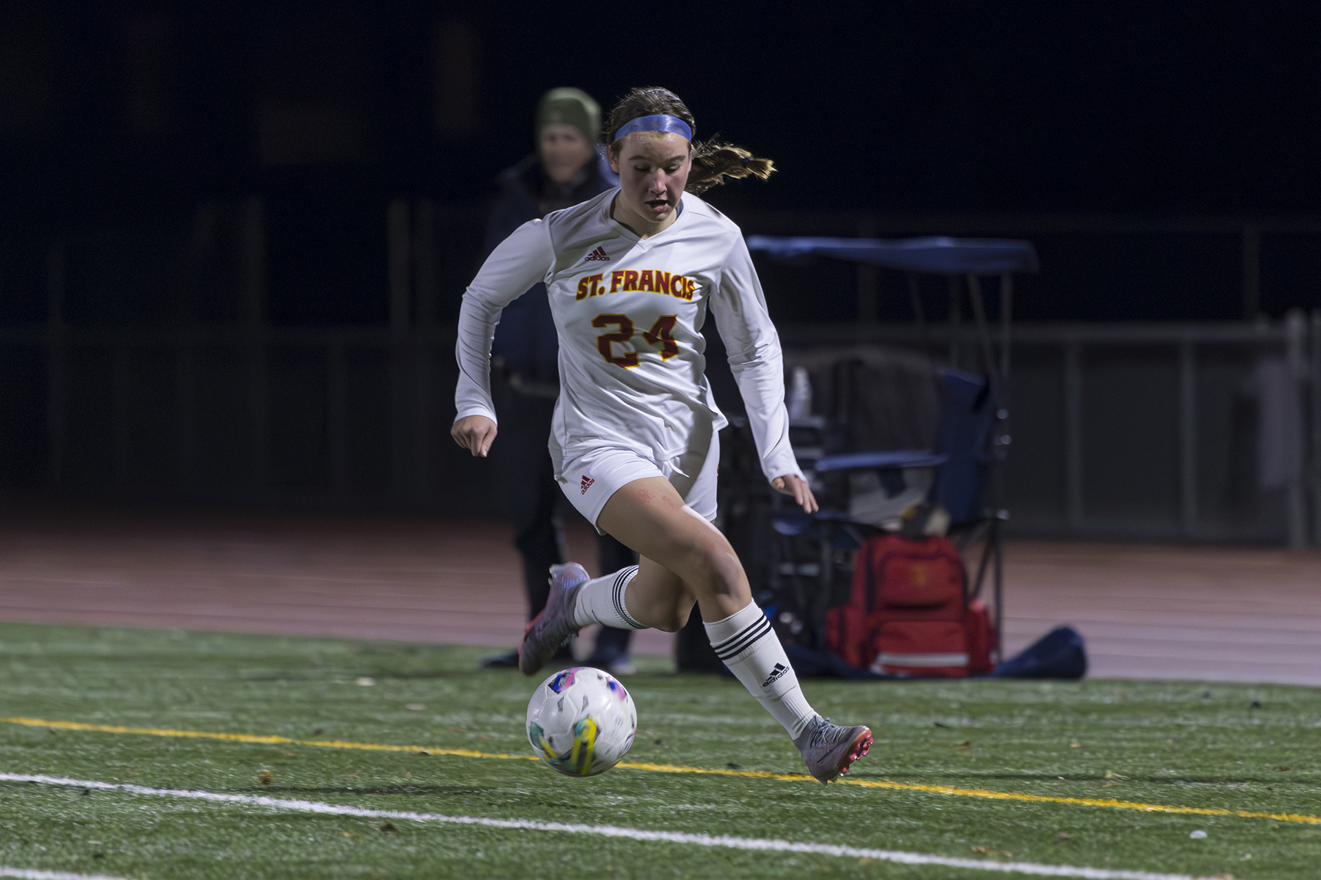 White posts first career hat trick in shutout at Sheldon