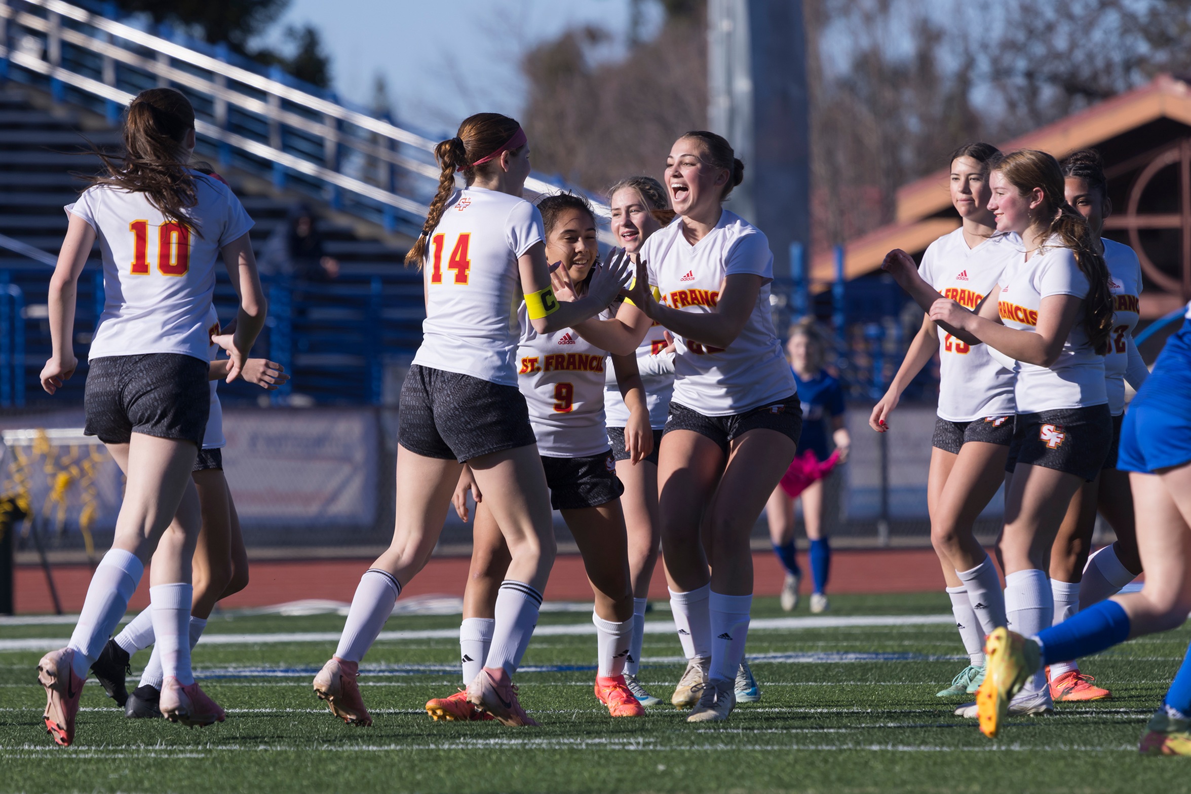 Thunder strikes late in JV Red road loss