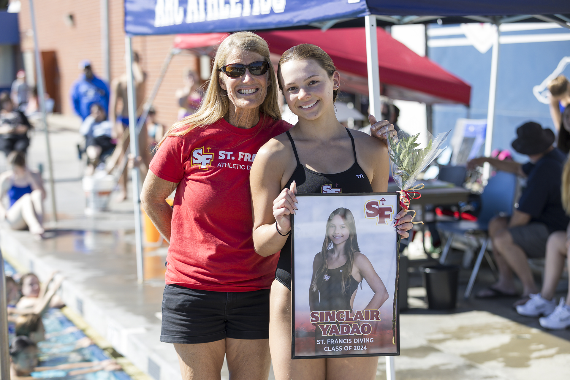 Troubie diving honors lone senior in Davis dual