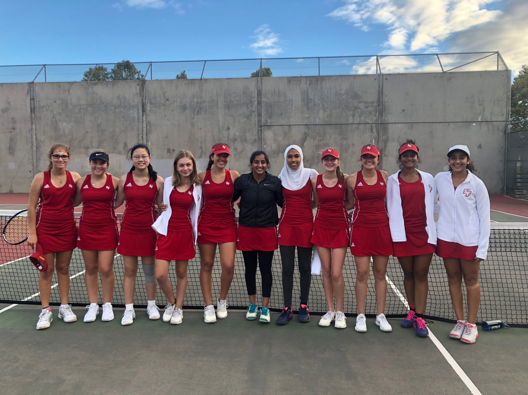 Tennis Defeats Sheldon 8-1