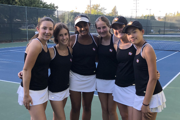 Tennis Shuts Out Elk Grove 9-0