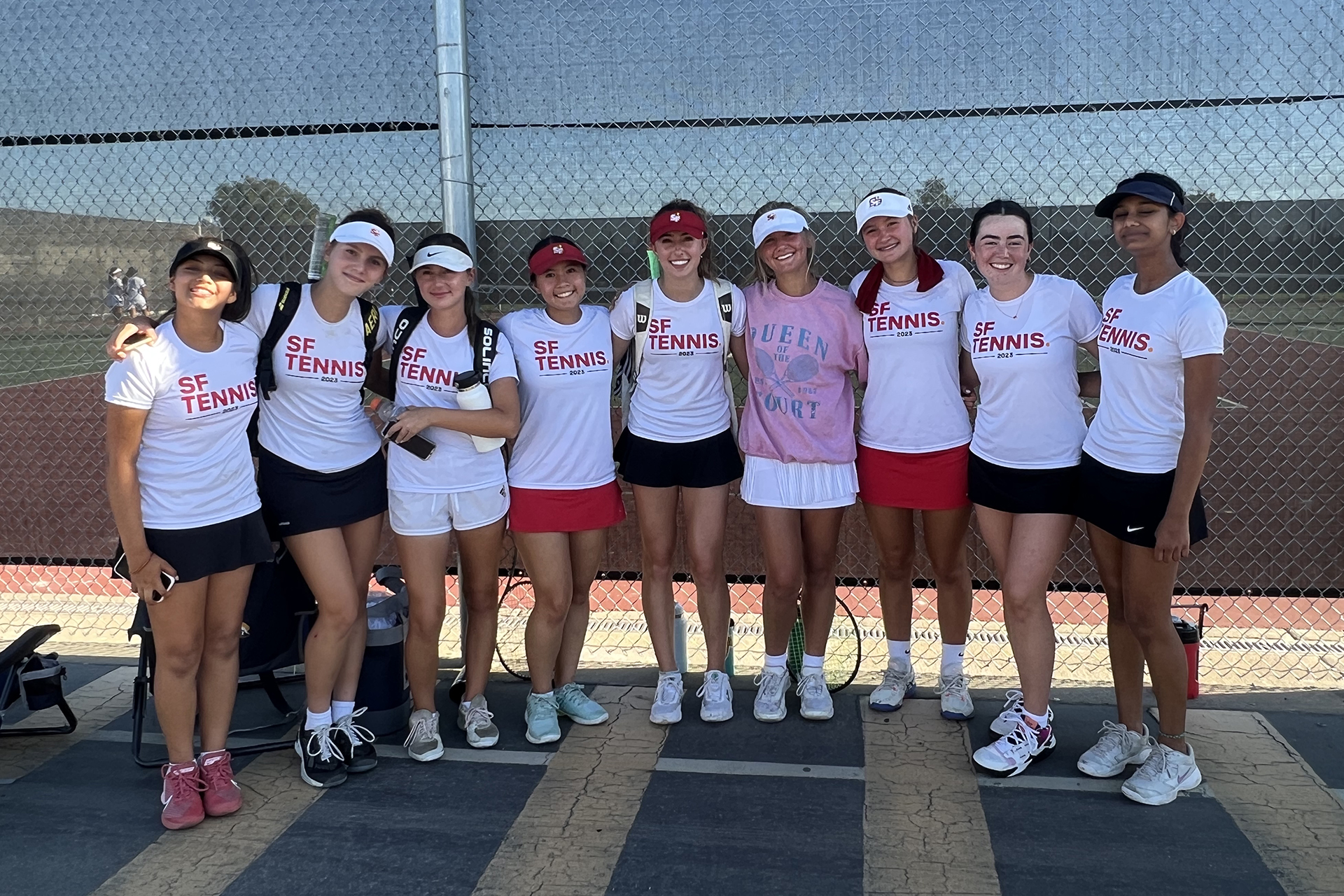 Troubies roll past Franklin in road tennis dual