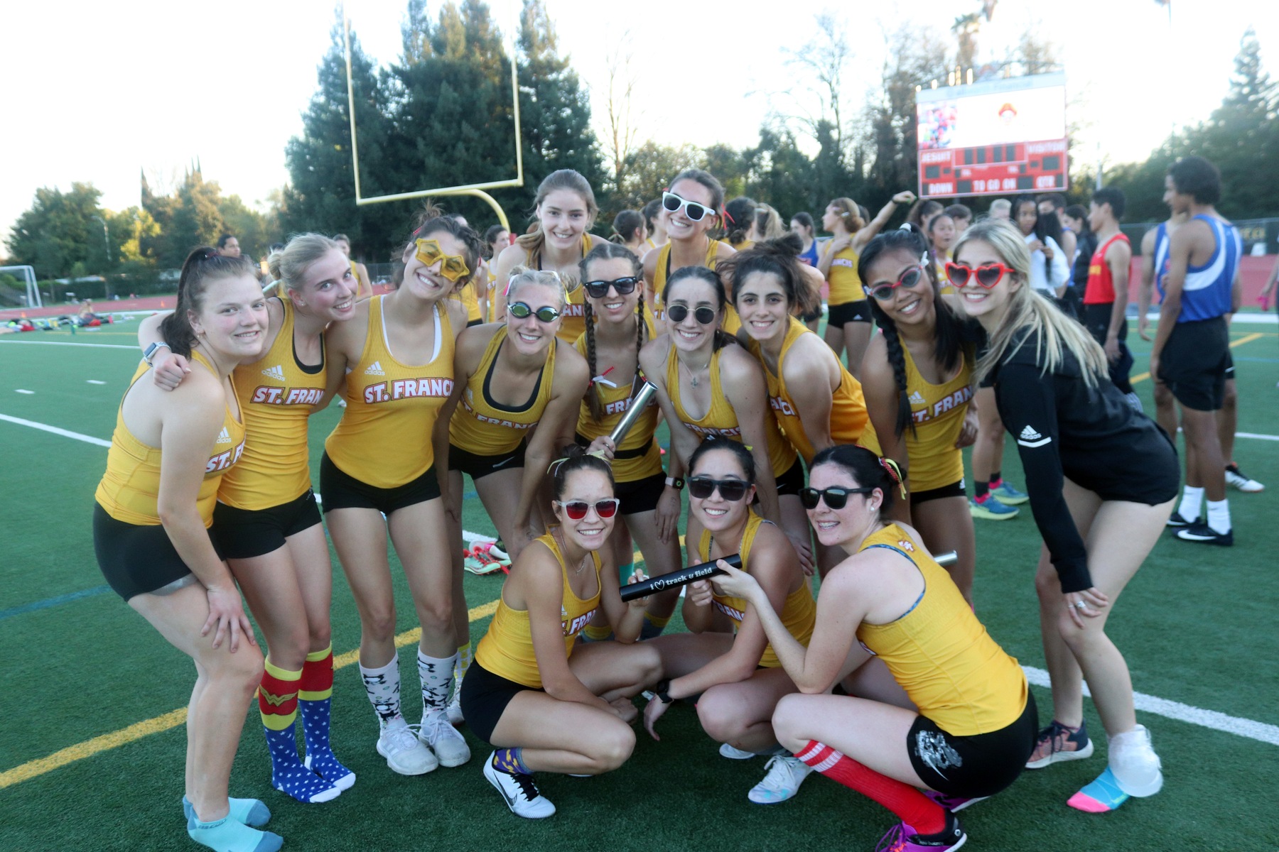 Track and Field Wins Holy Spikes