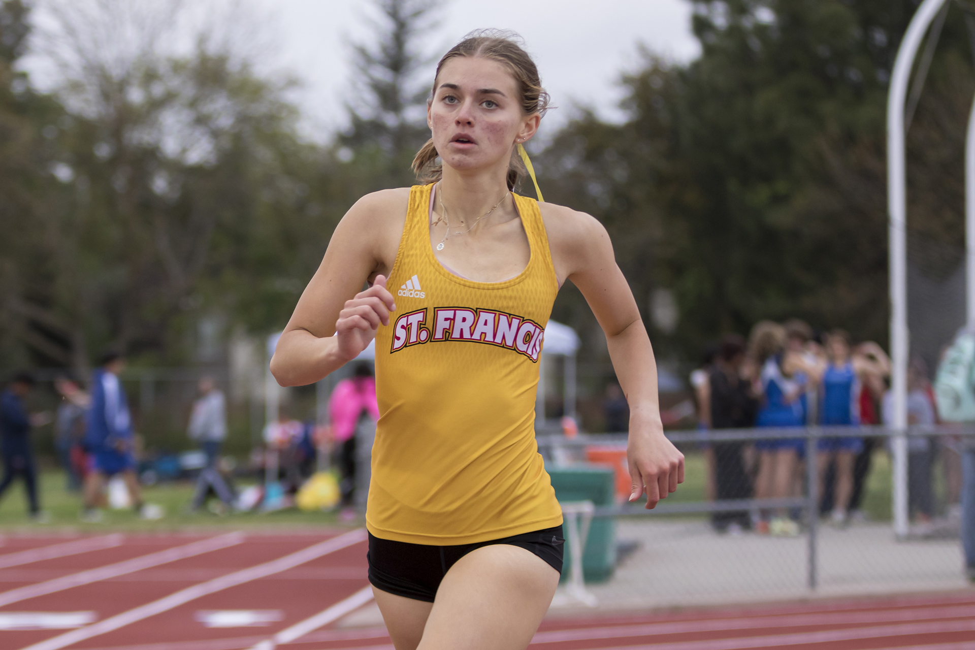 Troubies win six varsity events at Davis dual
