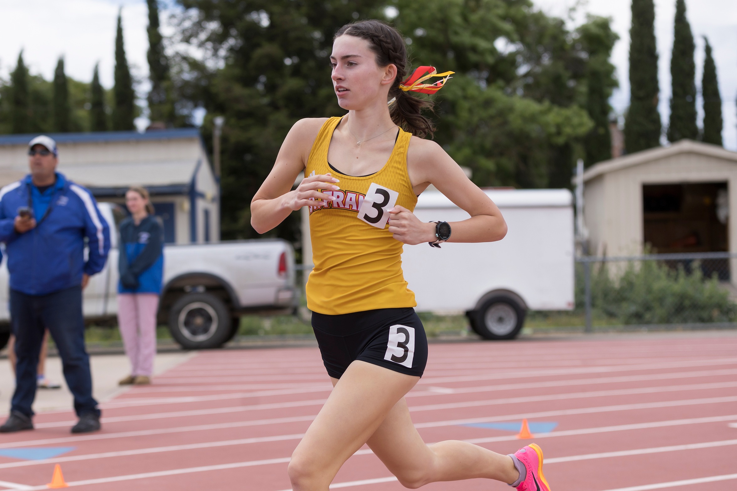 Dunham wins 1,600 title, Troubies fourth at Delta League meet