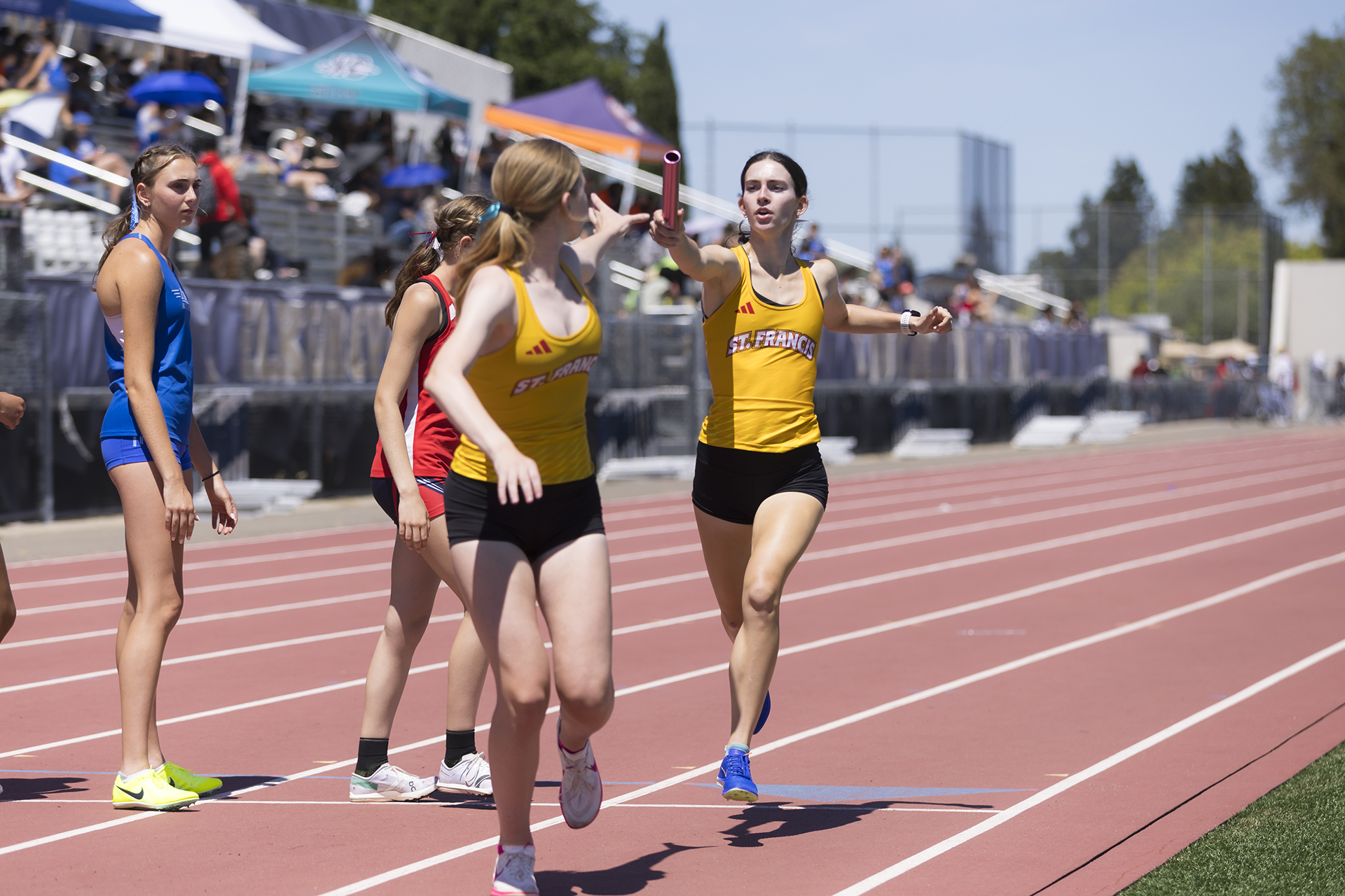 Dunham, 4x800 relay win Delta League titles on Day 1