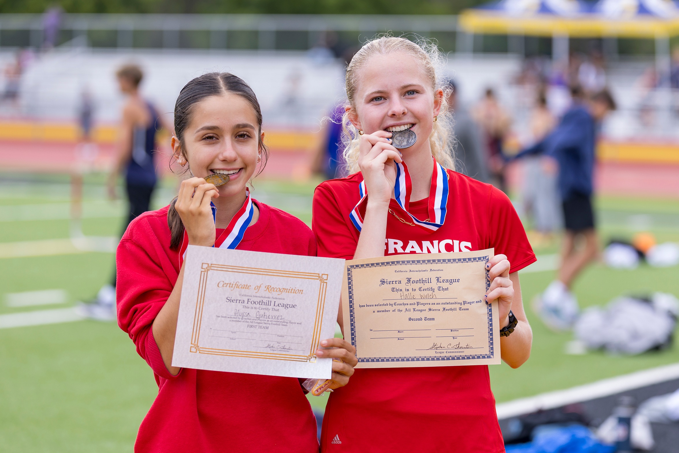 SF finishes second at league T&F championships