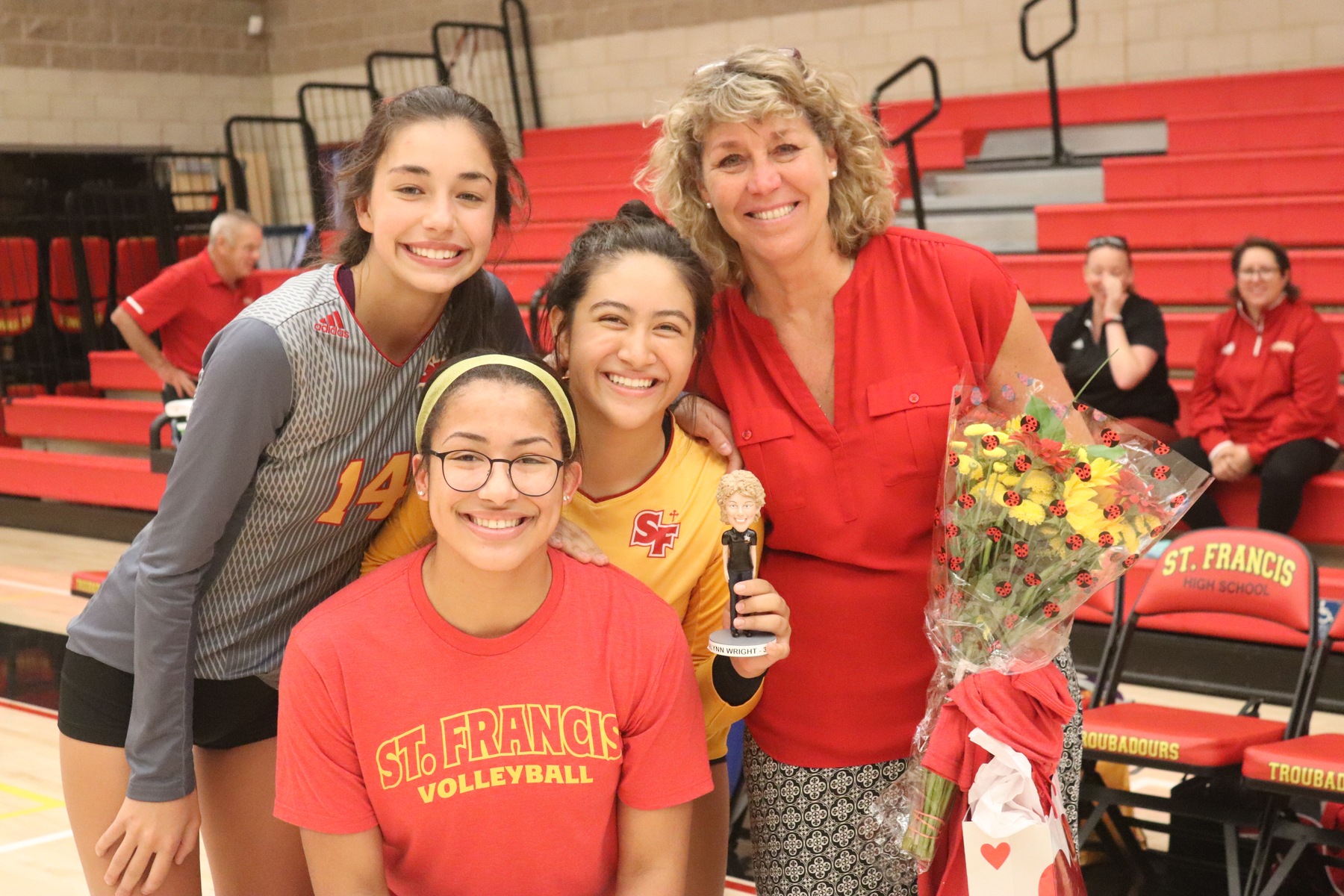 Volleyball Sweeps on Night Celebrating Head Coach Alynn Wright