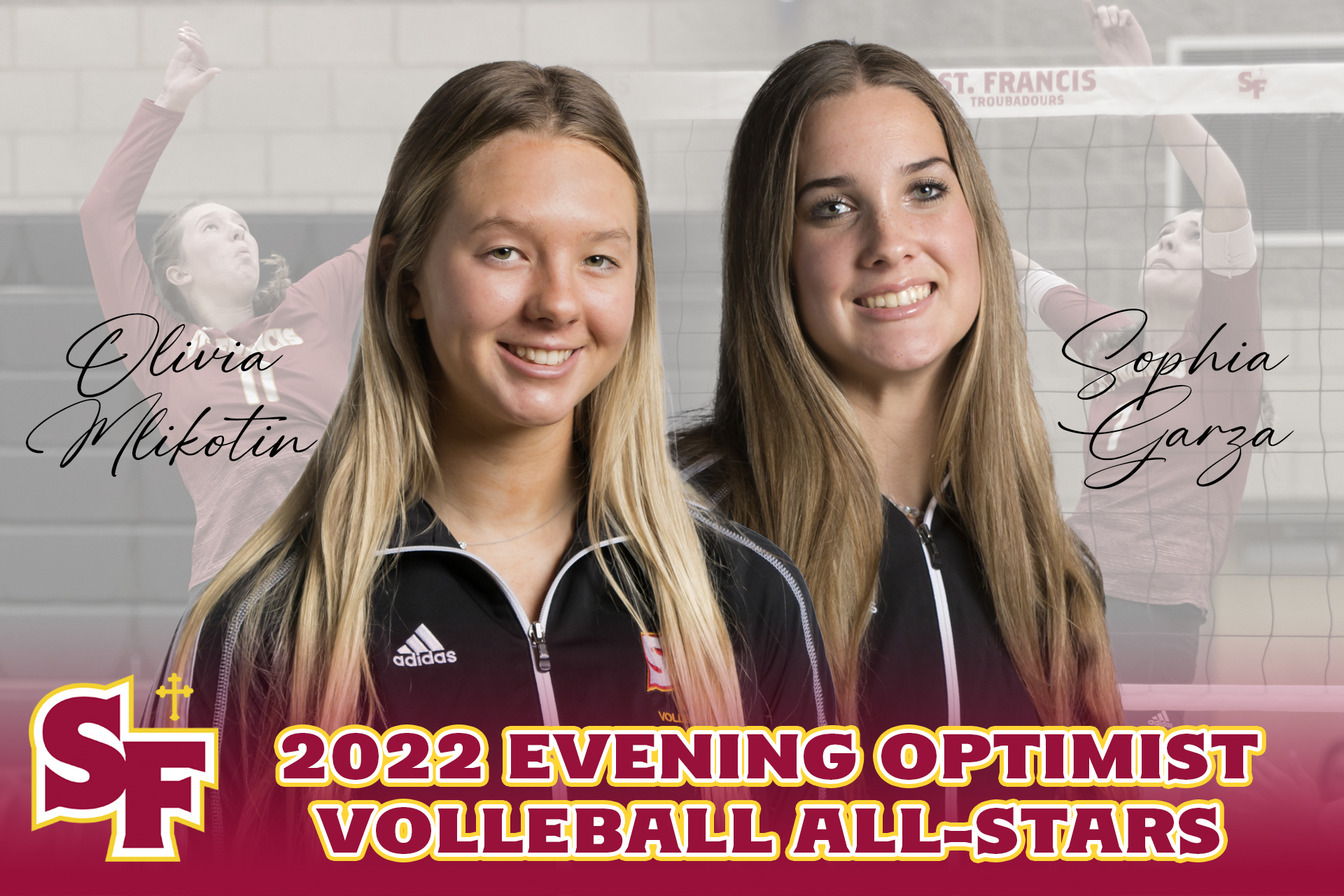 Mlikotin, Garza earn Optimist All-Star selections