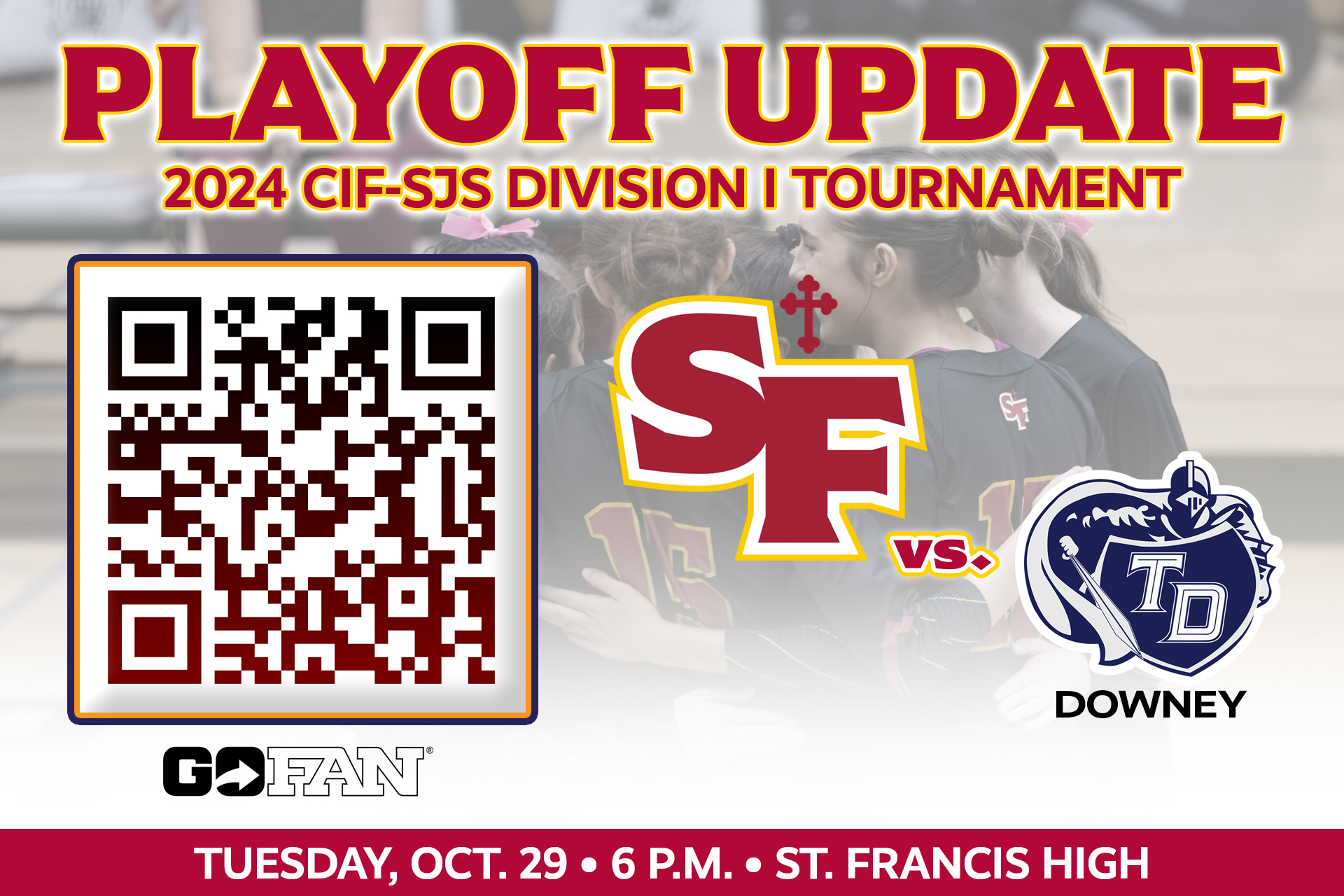 Volleyball hosts Thomas Downey in SJS playoff opener