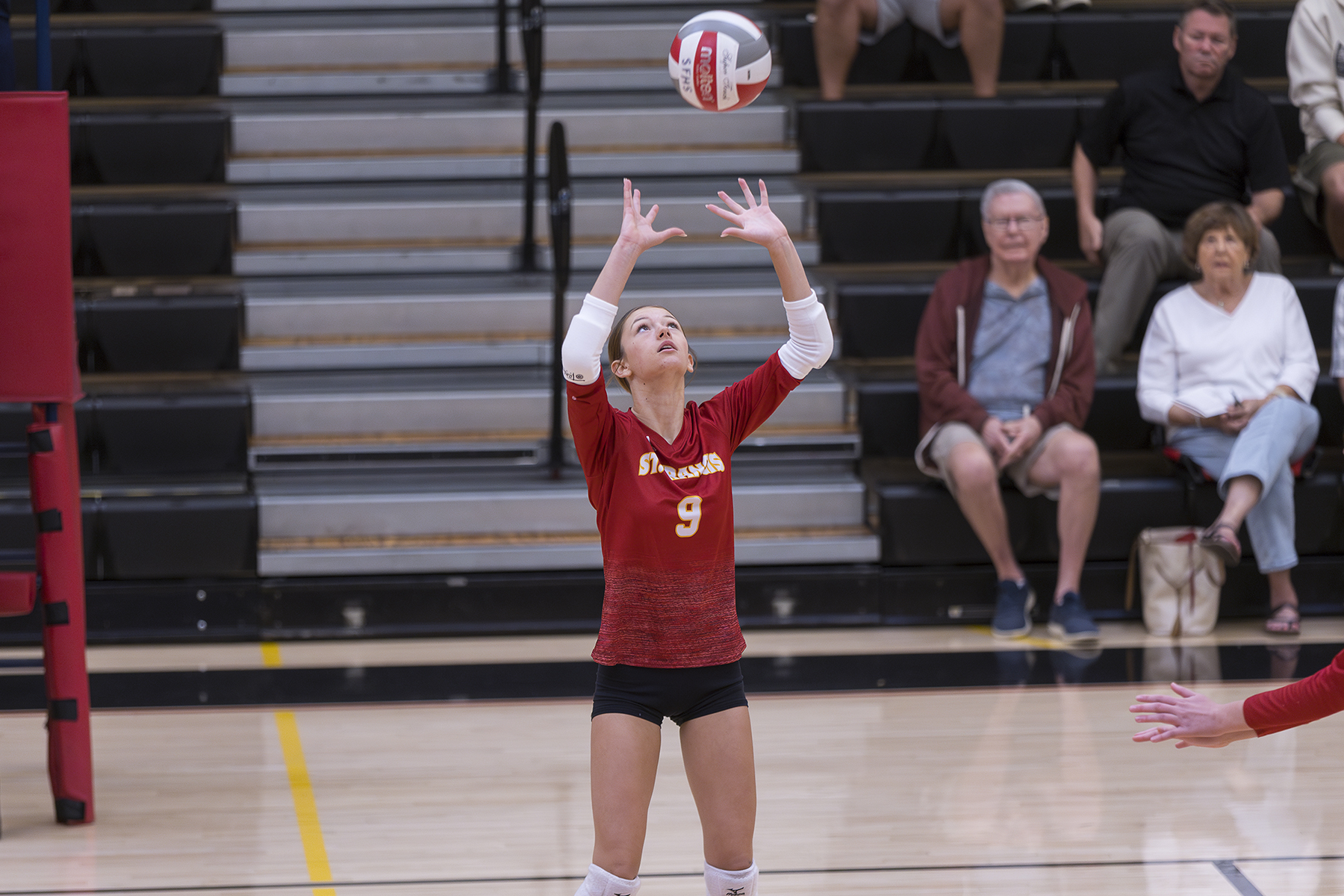 Troubie frosh drops a split-set decision against Golden Eagles
