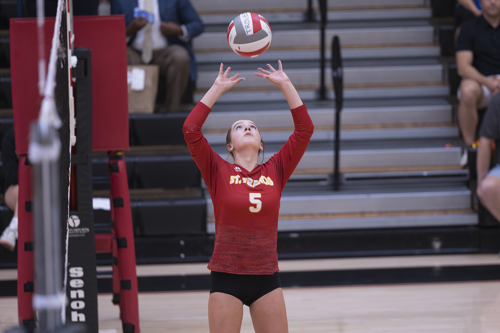 SF frosh battles to straight-set win at PG