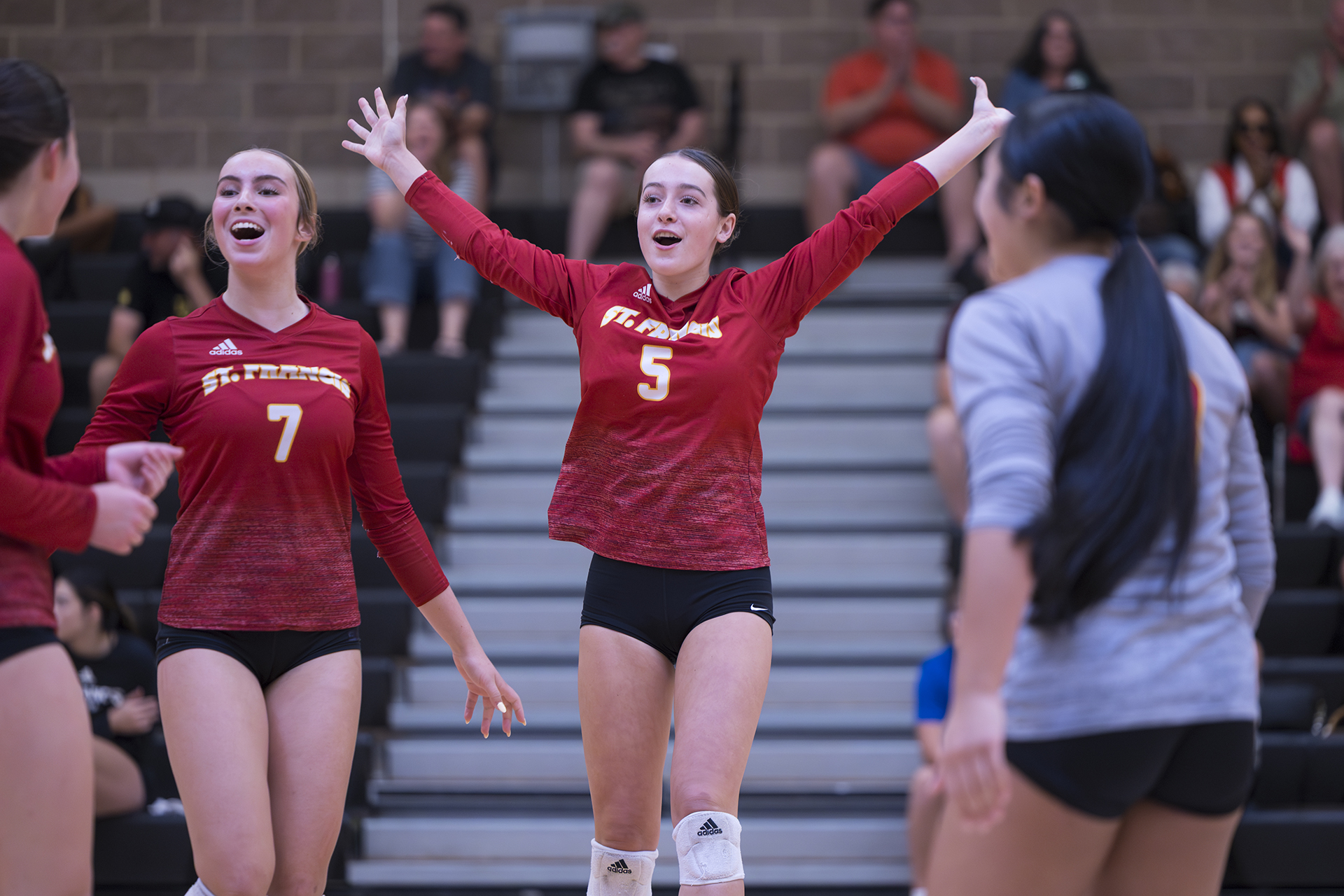 SF froshies pull off three-set win over DO