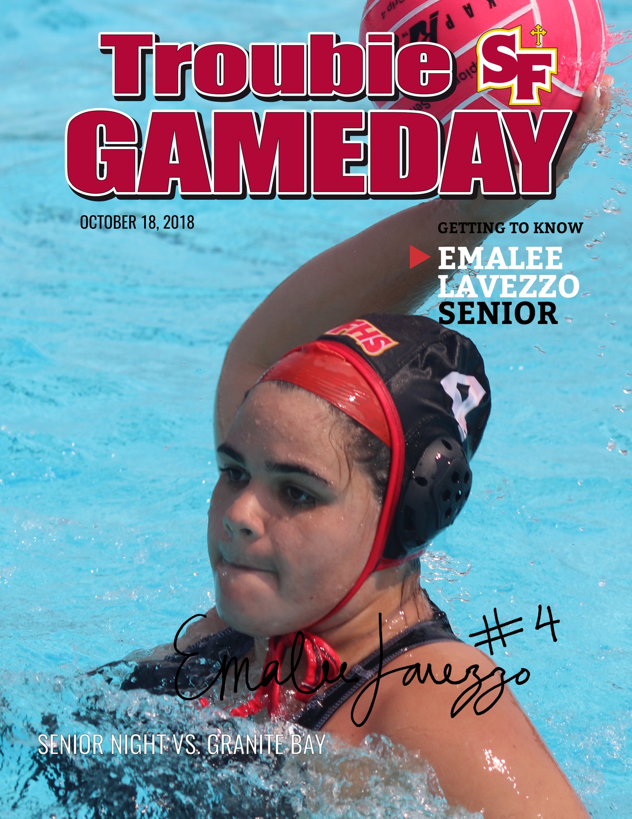 Get to Know: Water Polo's #4 Emalee Lavezzo