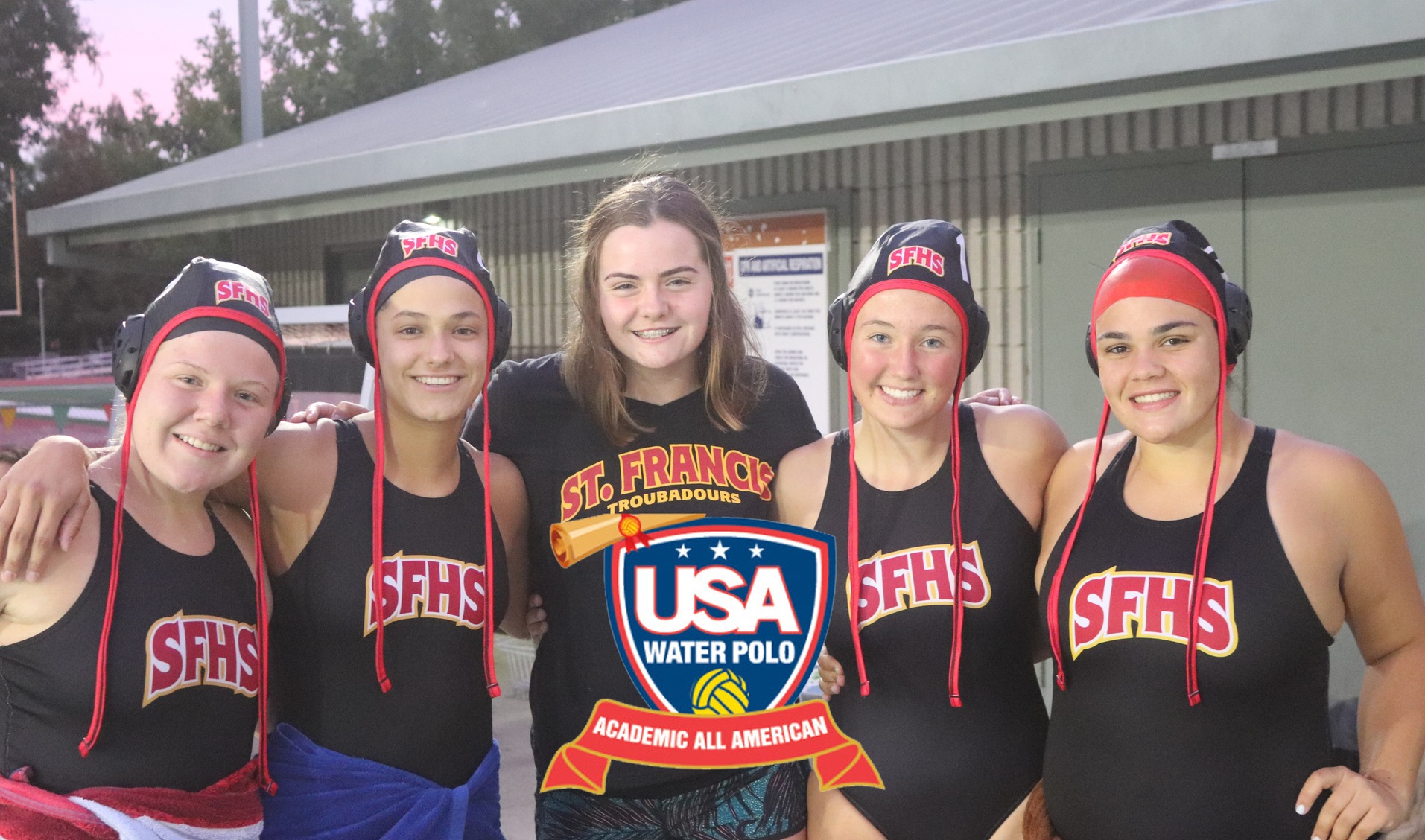 Five Water Polo Players Earn USA Water Polo Academic All-America Status