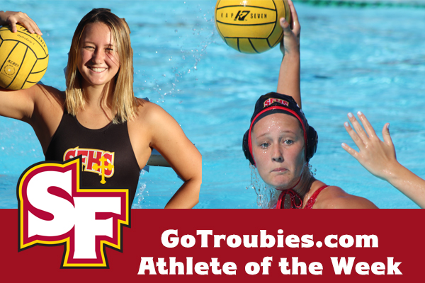 Water Polo&rsquo;s Houck Named GoTroubies.com Player of the Week