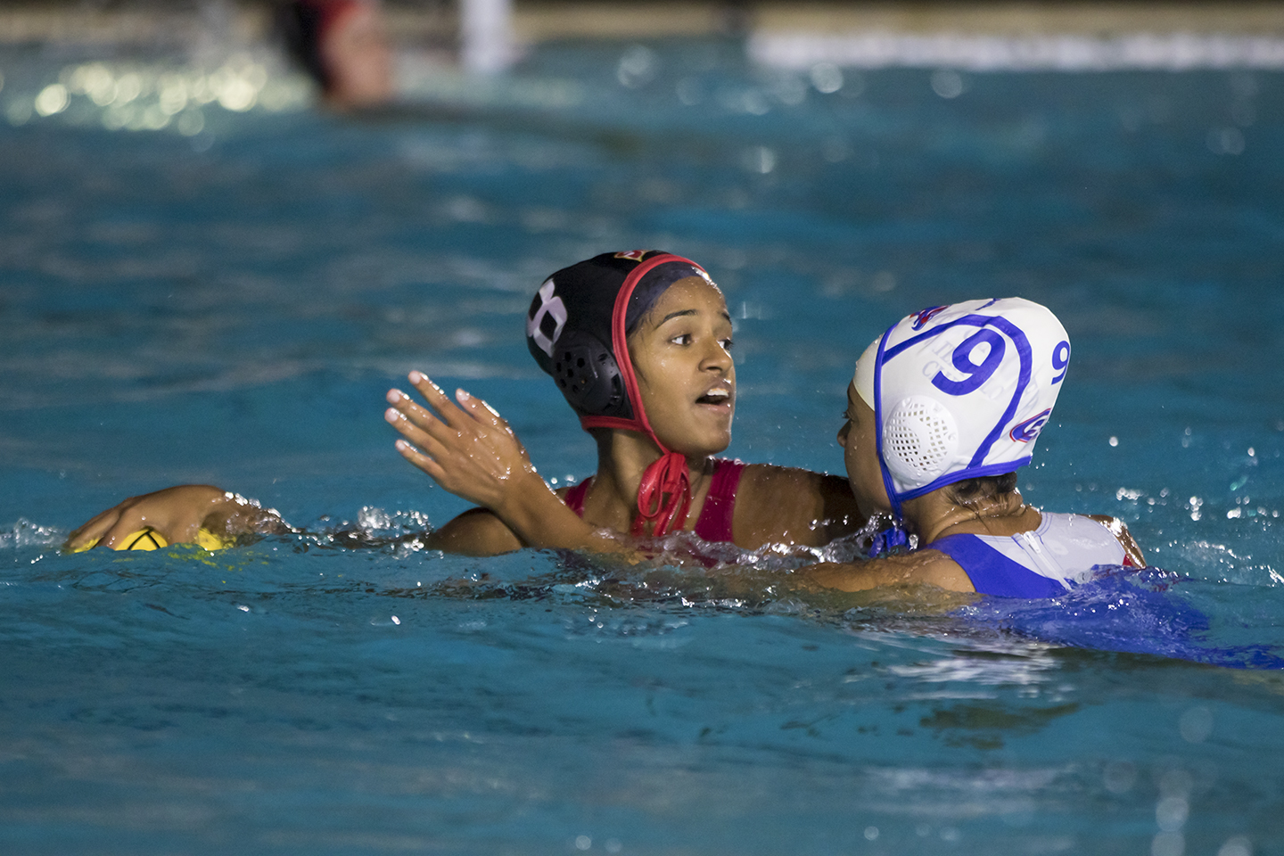 Gauri Mathrakott in action vs. Christian Brothers. Oct. 12, 2021. Photo by Mark Honbo.