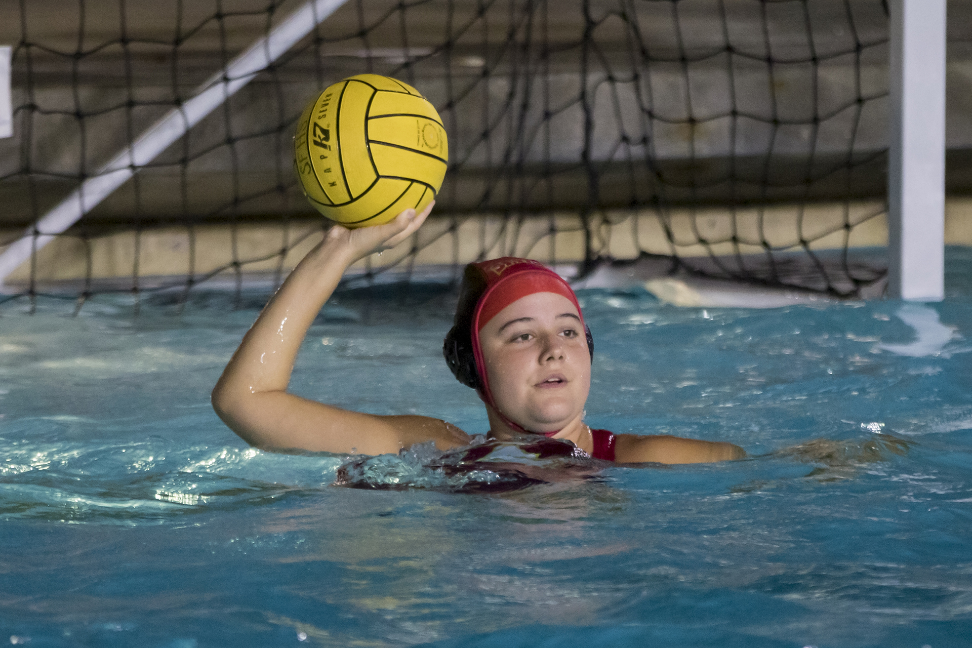 Goalie Emily Sherrod in action vs. Davis High. Photo by Mark Honbo.