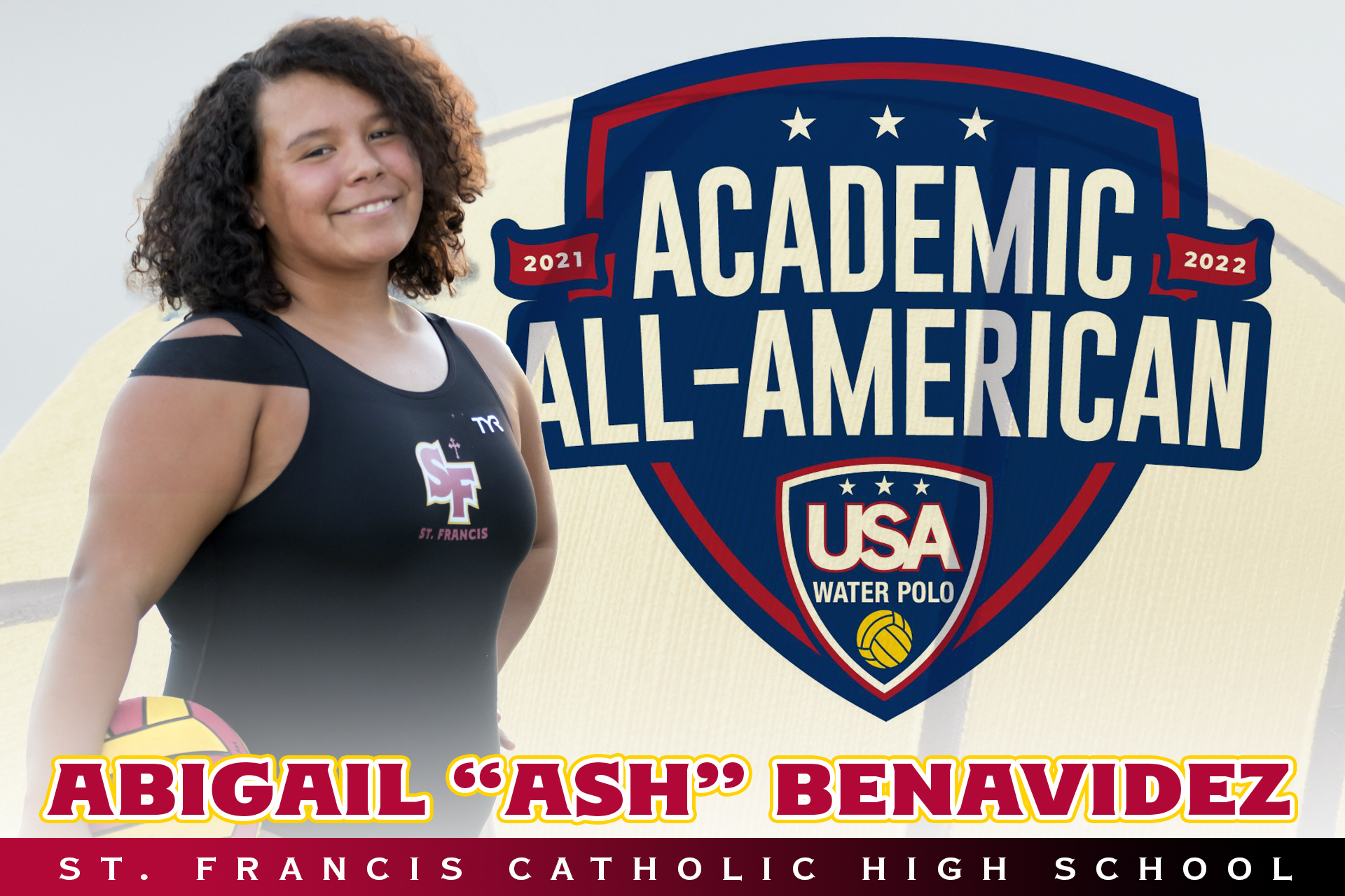 Benavidez earns USAWP academic honors